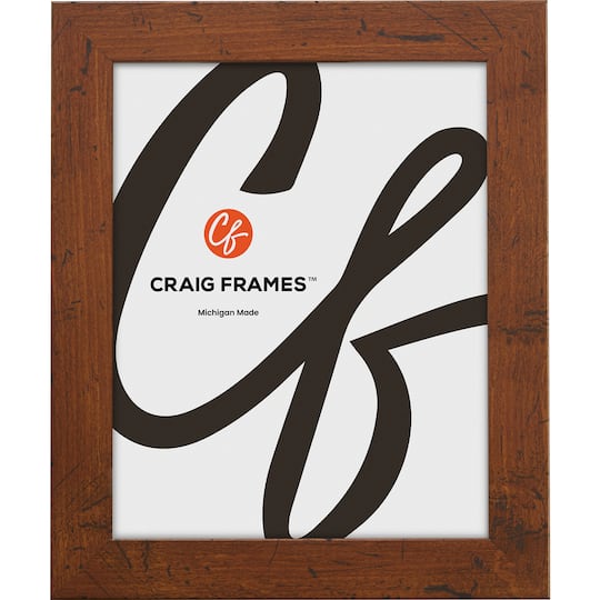 Craig Frames Bauhaus 125 Dark Walnut Picture Frame